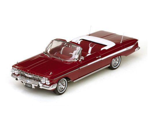 1961 Chevrolet Impala Open Convertible - Escala 1:18 - Sun Star